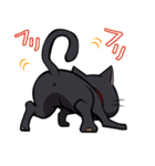 黒猫なやつ（個別スタンプ：5）