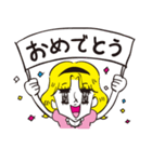 情熱乙女チカ子ちゃん（個別スタンプ：34）