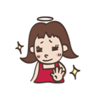 使い勝手がいい。キュートな表情スタンプ（個別スタンプ：3）