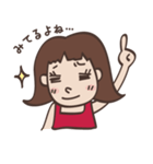 使い勝手がいい。キュートな表情スタンプ（個別スタンプ：8）