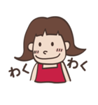 使い勝手がいい。キュートな表情スタンプ（個別スタンプ：40）