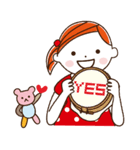 てづくり大好き！ Cocoroちゃん（個別スタンプ：1）