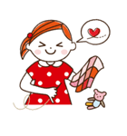 てづくり大好き！ Cocoroちゃん（個別スタンプ：5）