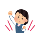 働く会社員さん（個別スタンプ：24）