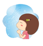 Little Mina ＆ Dady Bear（個別スタンプ：24）