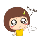 Little Mina ＆ Dady Bear（個別スタンプ：30）