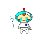 宇宙さる（個別スタンプ：12）