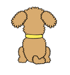 愛犬スタンプ トイプードル（個別スタンプ：6）