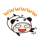 サーフパンダ。（個別スタンプ：9）