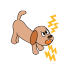愛犬ちょこの一日。（個別スタンプ：39）