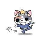 忍者ネコと侍わんこ（個別スタンプ：1）