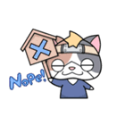 忍者ネコと侍わんこ（個別スタンプ：8）