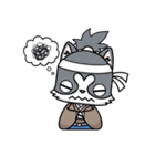 忍者ネコと侍わんこ（個別スタンプ：27）