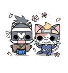忍者ネコと侍わんこ（個別スタンプ：32）