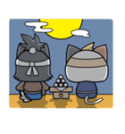 忍者ネコと侍わんこ（個別スタンプ：33）