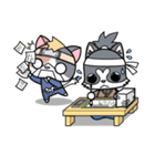 忍者ネコと侍わんこ（個別スタンプ：36）