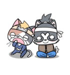 忍者ネコと侍わんこ（個別スタンプ：37）