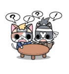 忍者ネコと侍わんこ（個別スタンプ：40）