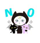 かわいい悪魔とふたごの猫たち（個別スタンプ：16）