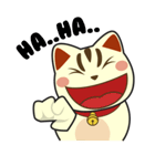 幸運を運ぶ招き猫キラ（個別スタンプ：4）