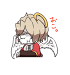 双子の天使と悪魔（個別スタンプ：6）