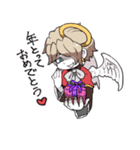 双子の天使と悪魔（個別スタンプ：12）