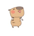 カピバラのさとしさん（個別スタンプ：1）