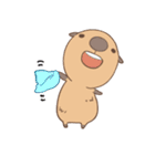 カピバラのさとしさん（個別スタンプ：3）