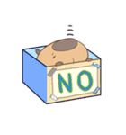 カピバラのさとしさん（個別スタンプ：14）
