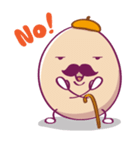 Mr. PURPLE EGG（個別スタンプ：18）