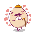 Mr. PURPLE EGG（個別スタンプ：21）