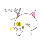 しろねこちゃん（個別スタンプ：5）