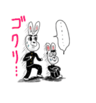熱血野郎 うさゴロウ（個別スタンプ：9）