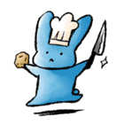 青うさぎと森のなかまたち（個別スタンプ：5）