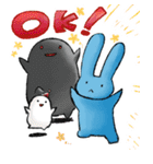 青うさぎと森のなかまたち（個別スタンプ：16）