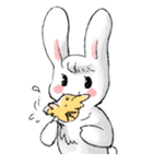 青うさぎと森のなかまたち（個別スタンプ：23）