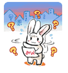 青うさぎと森のなかまたち（個別スタンプ：24）