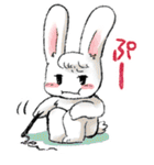 青うさぎと森のなかまたち（個別スタンプ：26）