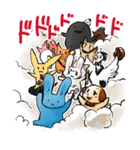 青うさぎと森のなかまたち（個別スタンプ：40）