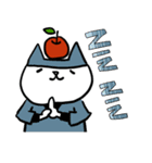 cat and apple4（個別スタンプ：10）