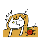 cat and apple4（個別スタンプ：31）