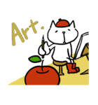 cat and apple4（個別スタンプ：34）