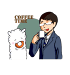 アルパカさんとスギヤマくん（個別スタンプ：34）