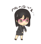 黒髪秘書（個別スタンプ：24）