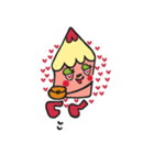 苺えんぴつ（個別スタンプ：1）