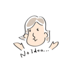 ゆるい英会話スタンプ（個別スタンプ：1）