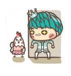 プリンスJとチキンK（個別スタンプ：32）