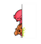 ぶー ～ほんのり目つきの悪い仲間たち。（個別スタンプ：24）