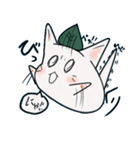 もっちりのびのび、餅ねこ（個別スタンプ：3）