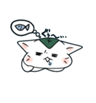 もっちりのびのび、餅ねこ（個別スタンプ：4）